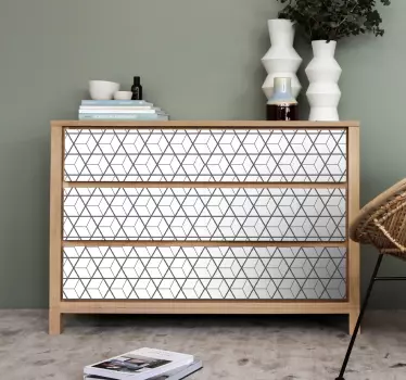 Sticker meuble motif scandinave - TenStickers