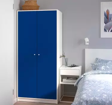 Adhésif meuble couleur bleu foncé - TenStickers