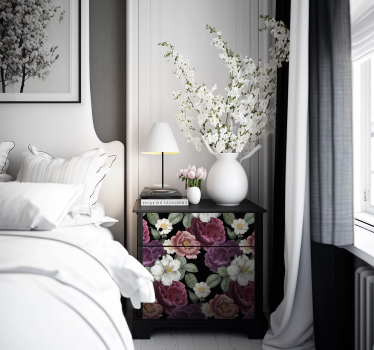 Autocollant meuble fleurs de printemps - TenStickers