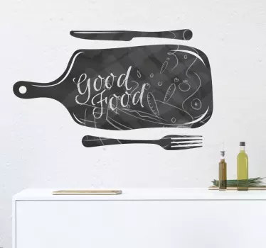 Sticker ardoise craie cuisine - TenStickers