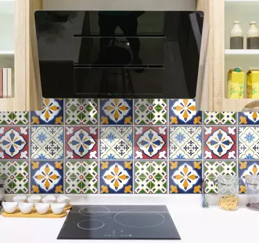 Sticker carrelage portugais traditionnel - TenStickers