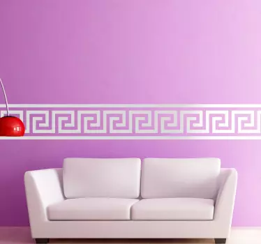 Frise murale adhésive grecque classique - TenStickers