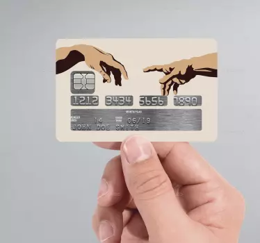 Autocollant carte bancaire Michelangelo - TenStickers