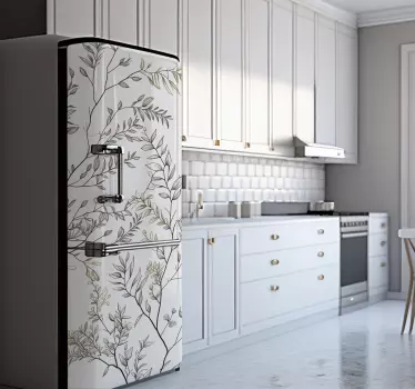Sticker frigo vinyle branche - TenStickers
