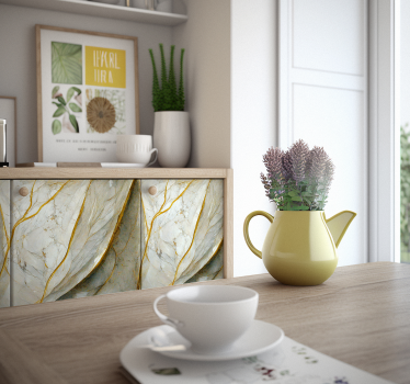 Adhésif meuble marbre de luxe "Marbella" - TenStickers