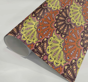 Sticker cuisine motif Mandala - TenStickers