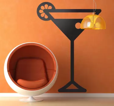 Sticker cuisine pictogramme boisson cocktail - TenStickers