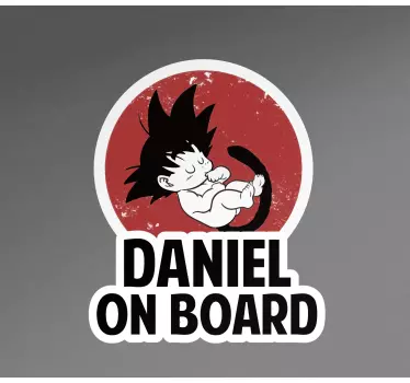 Autocollant bébé à bord design personnalisable - TenStickers