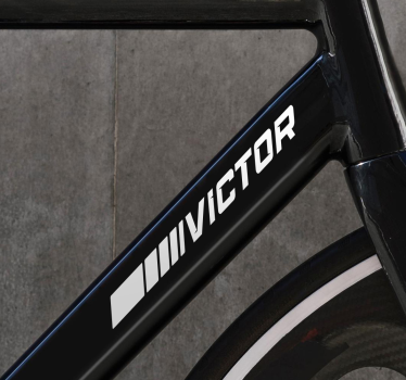 Sticker vélo style sportif - TenStickers