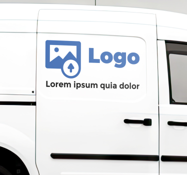 Autocollant publicitaire voiture avec logo personnalisé - TenStickers