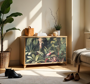 Adhésif meuble forêt tropicale humide - TenStickers