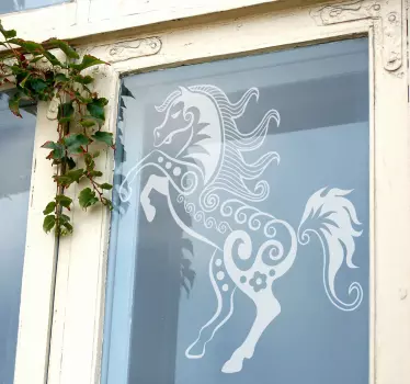 Adhésif mural motifs cheval emballé - TenStickers