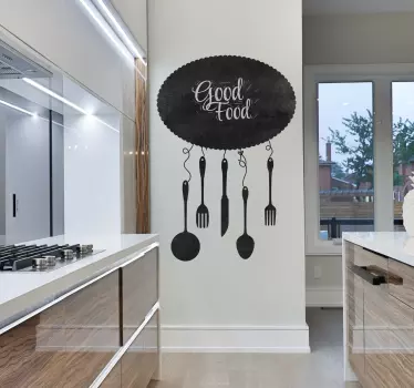 Sticker tableau noir outils - TenStickers