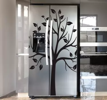 Sticker frigo branches fines - TenStickers