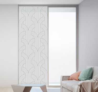 Autocollant abstrait motif de ligne - TenStickers