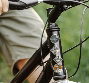 Sticker vélo conception d'ensembles de cyclisme - TenStickers