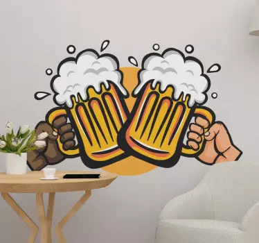 Autocollant Boisson Bière cheers - TenStickers