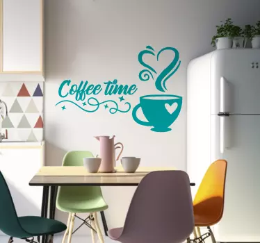 Sticker cuisine "coffee time" - TenStickers