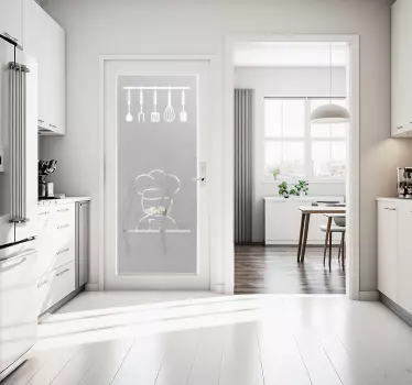 Autocollant en verre de portes de cuisine - TenStickers