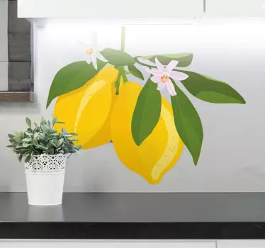 Autocollant Fruit Citronnier - TenStickers