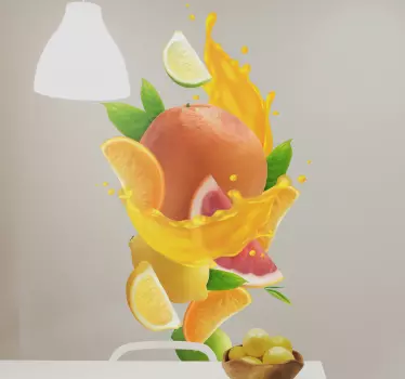 Autocollant Fruit éclaboussure de fruits - TenStickers