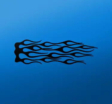 Autocollant voiture motif flamme - TenStickers