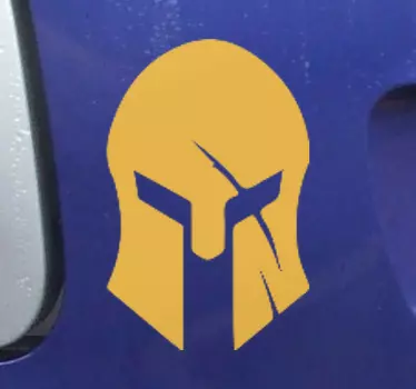 Sticker voiture motif casque romain - TenStickers