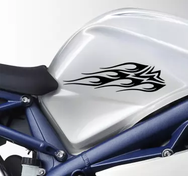 Sticker moto motif tribal - TenStickers