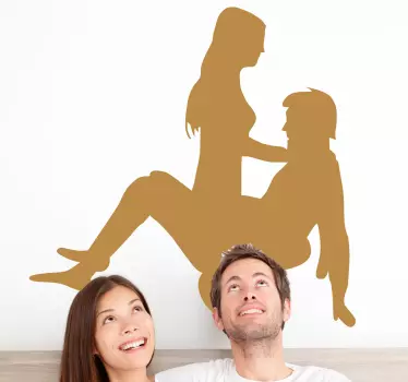 Autocollant mural plaisir érotique - TenStickers