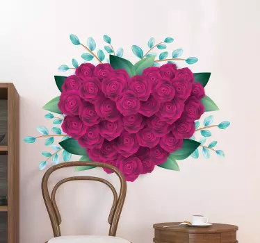 Autocollant mural roses fermées - TenStickers