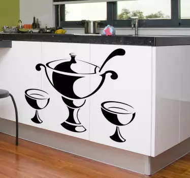 Autocollant mural souper - TenStickers