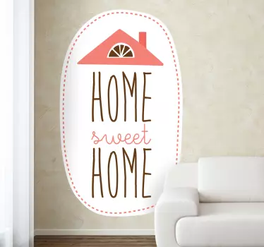 Autocollant mural sweet home - TenStickers