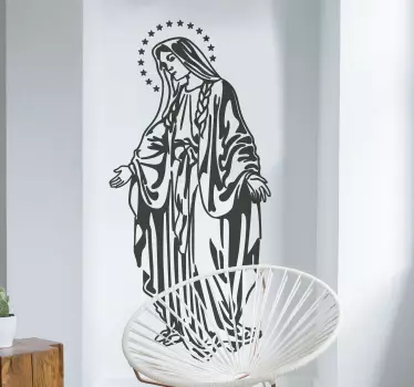 Autocollant mural Vierge Marie - TenStickers