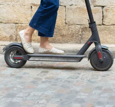 Sticker trottinette texture marbre - TenStickers