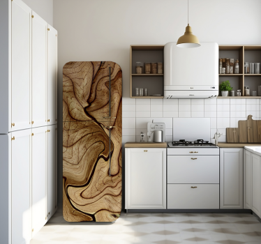 Sticker texture tronc d'arbre - TenStickers