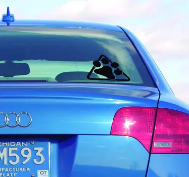 Autocollant Camion symbole patte de chien - TenStickers