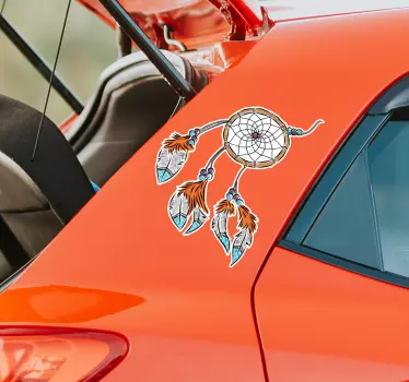Sticker Voiture Attrape-Rêves - TenStickers