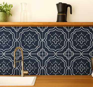 Carrelage adhésif mosaïque géométrique de minuit - TenStickers