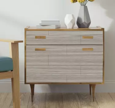 Décalcomanie de meubles en bois clair - TenStickers