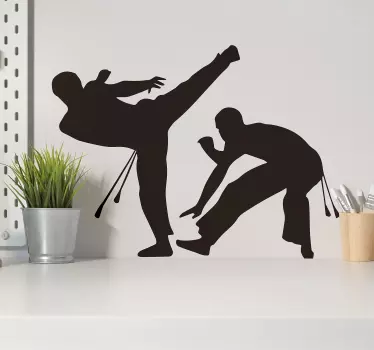 Décoration murale capoeira - TenStickers