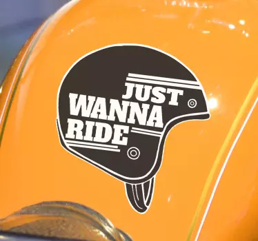 Je veux juste monter des stickers de moto - TenStickers