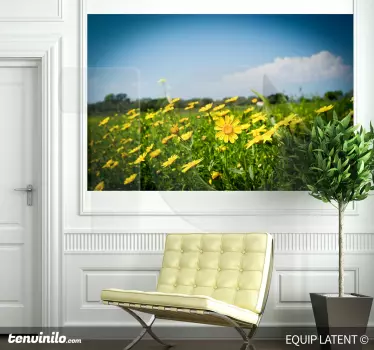 Photo murale champ de fleurs - TenStickers