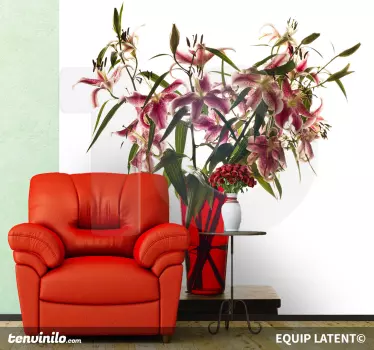Photo murale vase rouge - TenStickers