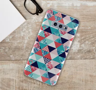 Sticker Samsung Tropical et floral - TenStickers