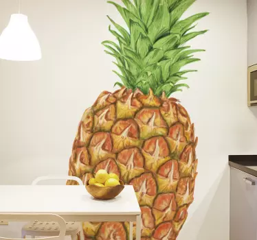 Sticker ananas aquarelle - TenStickers
