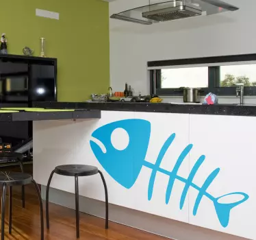 Sticker arête poisson - TenStickers