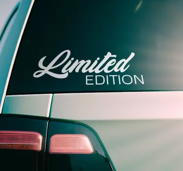 Autocollant avec écrit Édition limitée - TenStickers