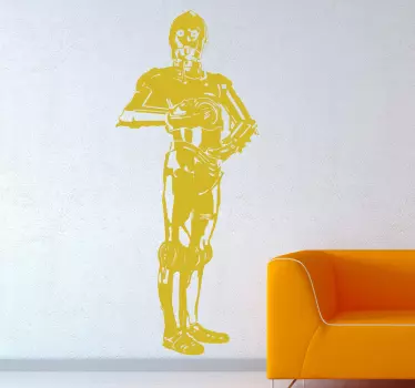 Sticker C3PO - TenStickers