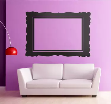Sticker cadre ornemental style vintage - TenStickers