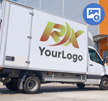Autocollant publicitaire camion logo d'entreprise - TenStickers